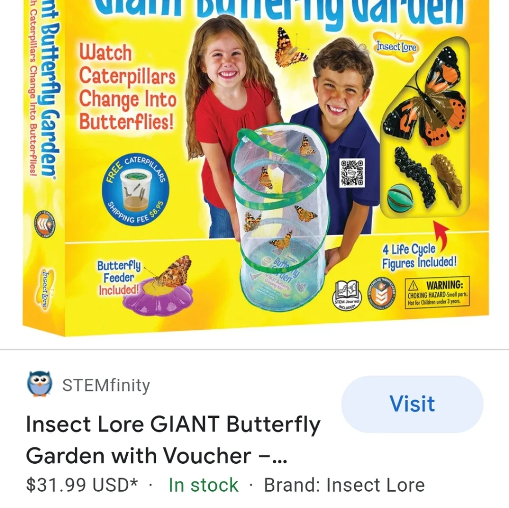 ⭐NWT Butterfly Garden Kit 🦋_5